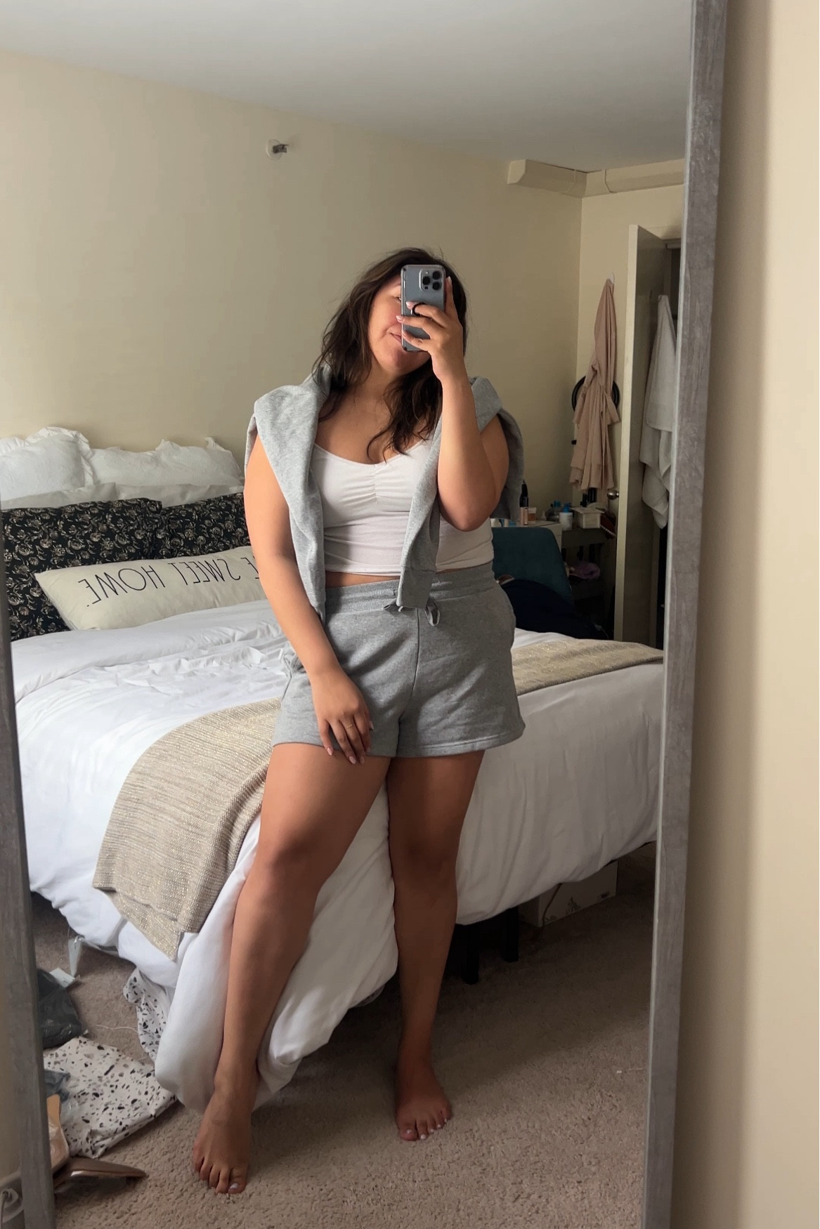 the perfect comfy set to run errands in 
2 piece lounge set
midsize lounger wear 

#LTKMidsize #LTKFindsUnder50