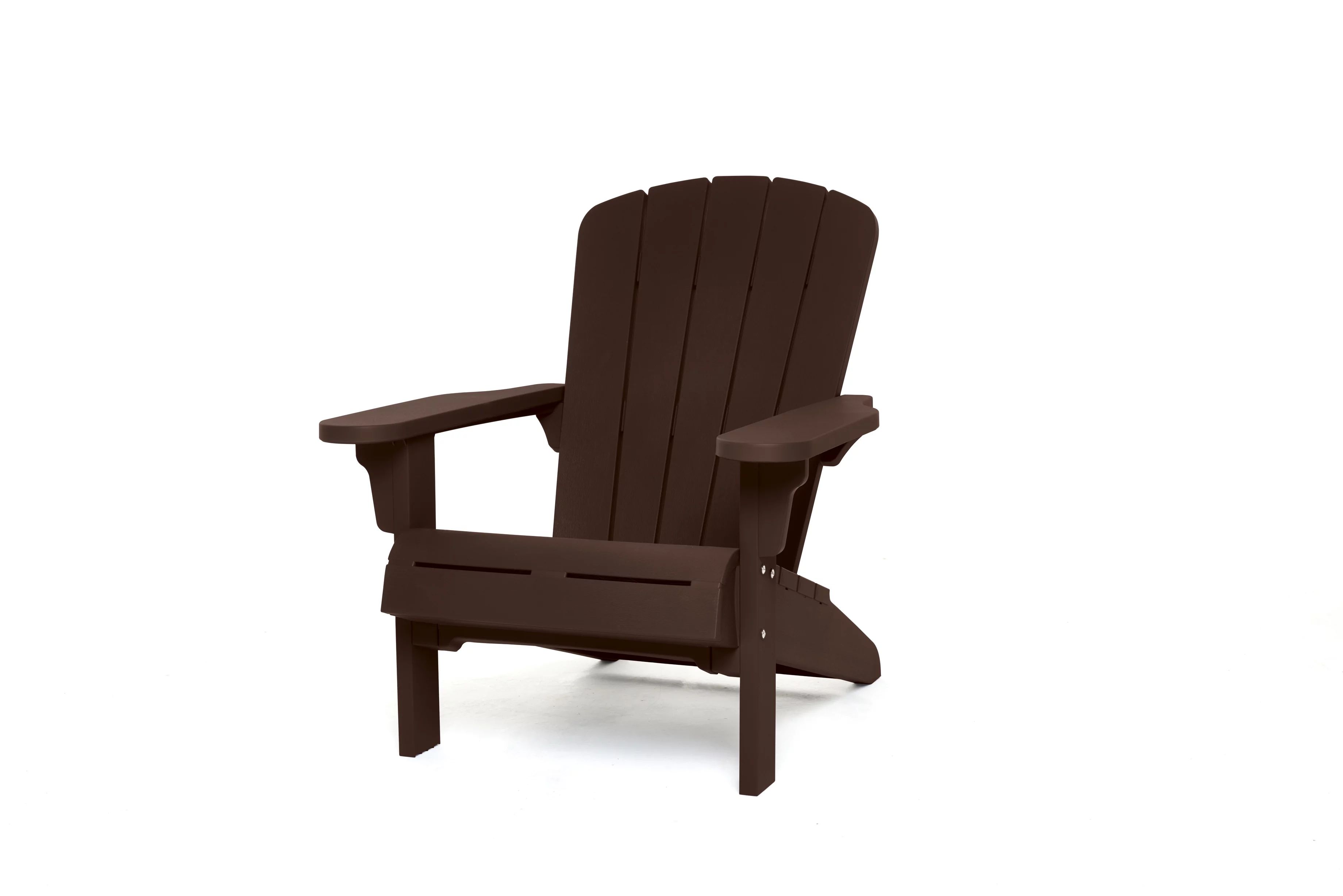 Keter Adirondack Chair, Resin Outdoor Furniture, Brown - Walmart.com | Walmart (US)