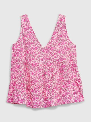 Tiered V-Neck Tank Top | Gap (US)