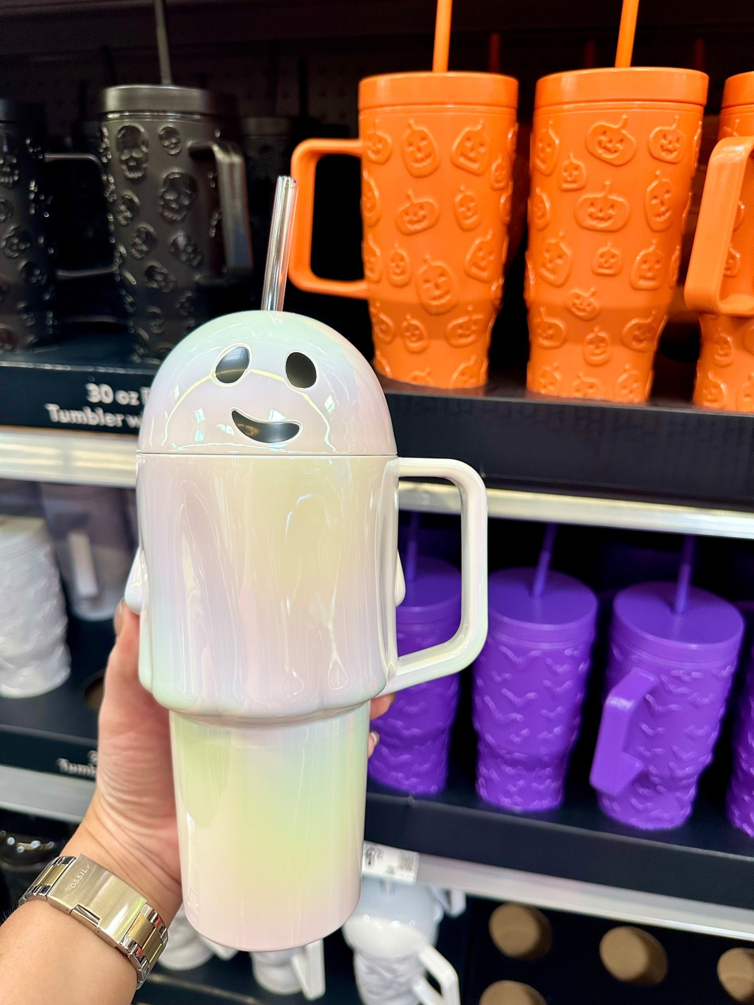 In love with Walmart new Halloween tumblers 🎃 Halloween 👻 

#LTKHome #LTKSeasonal #LTKFindsUnder50