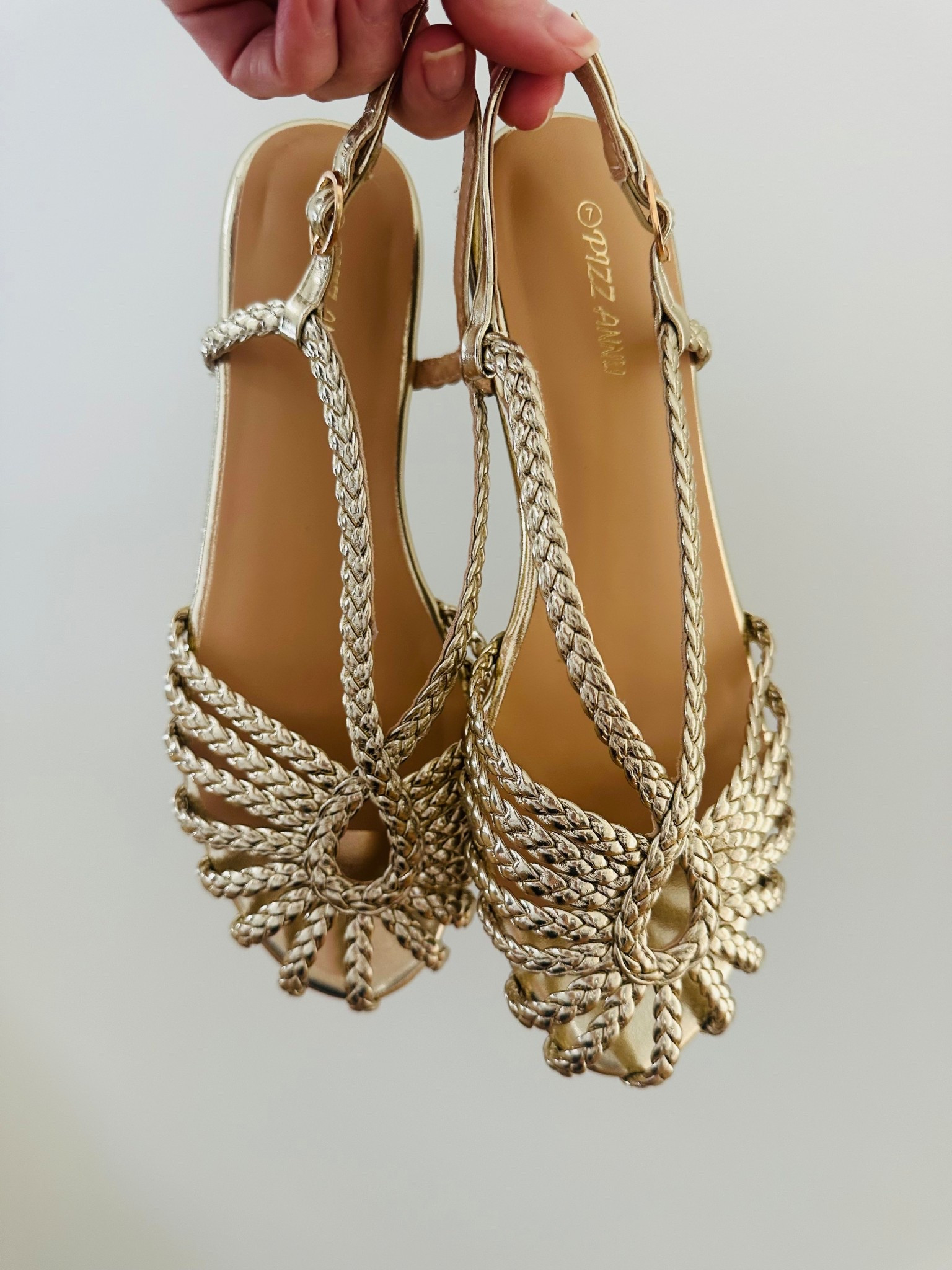 Re-ordered these! Lived in them last summer! $33! Dupe! Goes with everything! 
Summer sandal Cage sandal, gold sandal flat sandal 

#LTKU #LTKOver40 #LTKSeasonal