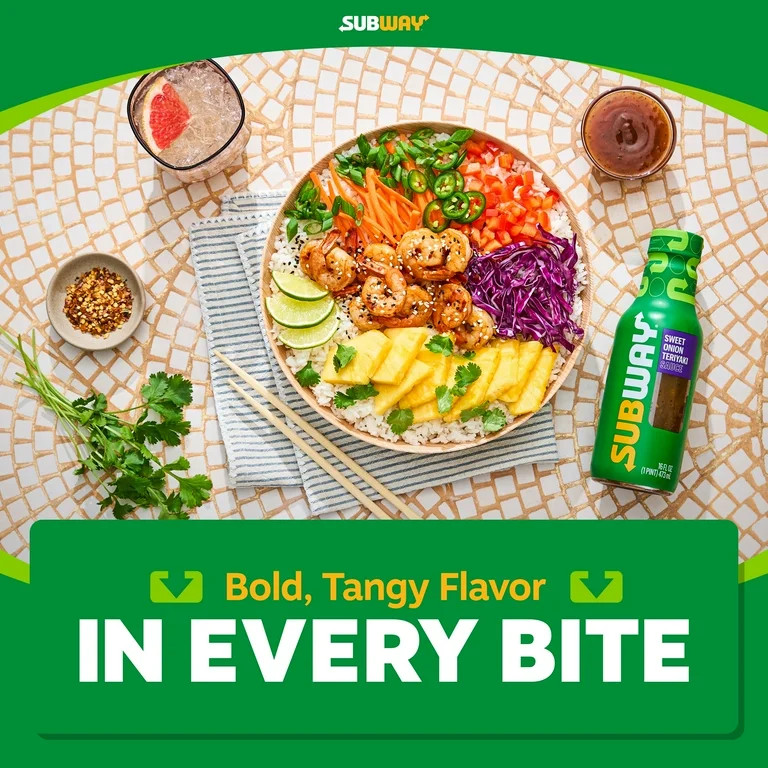 Subway Sweet Onion Teriyaki Sauce, 16 fl. oz. | Walmart (US)