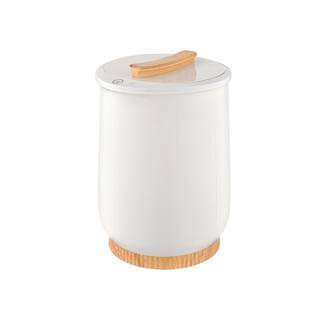 FAMYYT Tim Freestanding Bucket Towel Warmer in White | The Home Depot