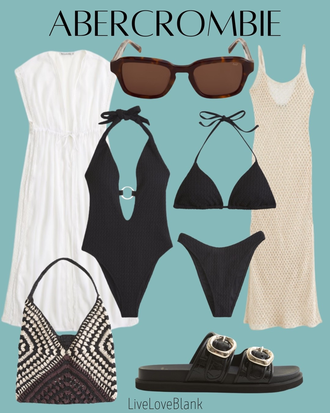 Abercrombie Swimwear 
Swim coverups 
Pool day inspo
Beach day inspo 
@abercrombie 

#LTKTravel #LTKSeasonal #LTKSwim