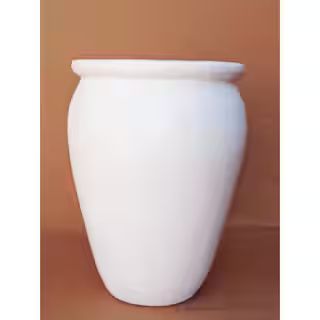 PRIVATE BRAND UNBRANDED Tall White Pot CC-23 - The Home Depot | The Home Depot