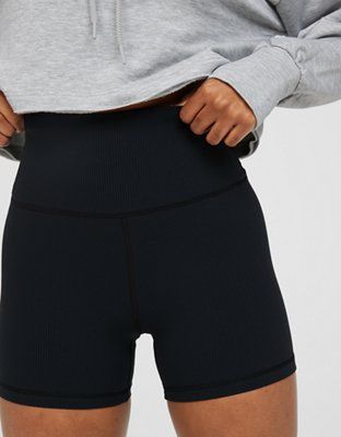 OFFLINE By Aerie Active Rib 4" Shortie | American Eagle Outfitters (US & CA)