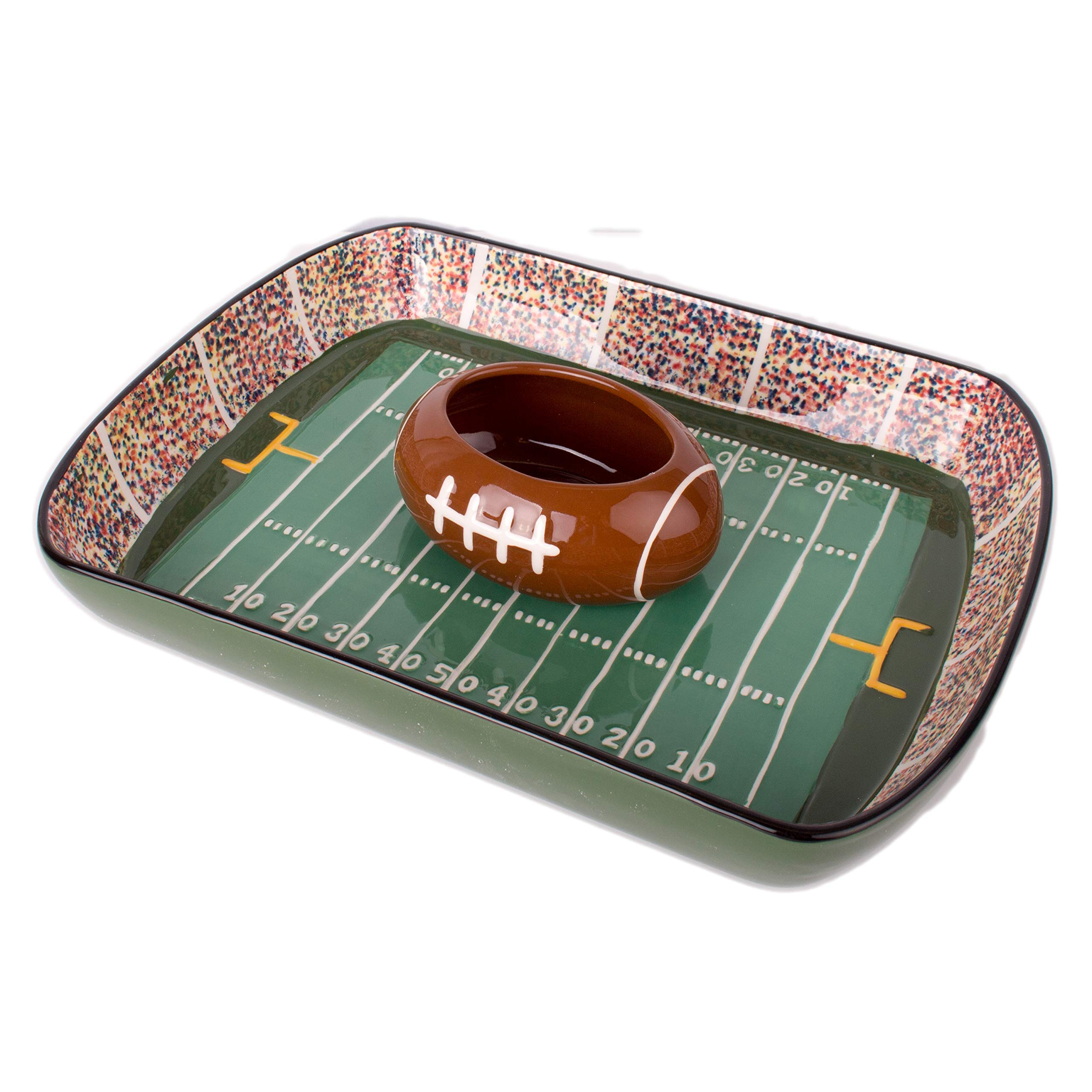 Football Stadium Chip And Dip Sports Serving Set | Amazon (US)