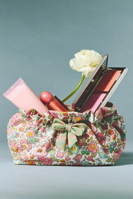 Stoney Clover Lane x Liberty London Bow Pouch | Anthropologie (US)