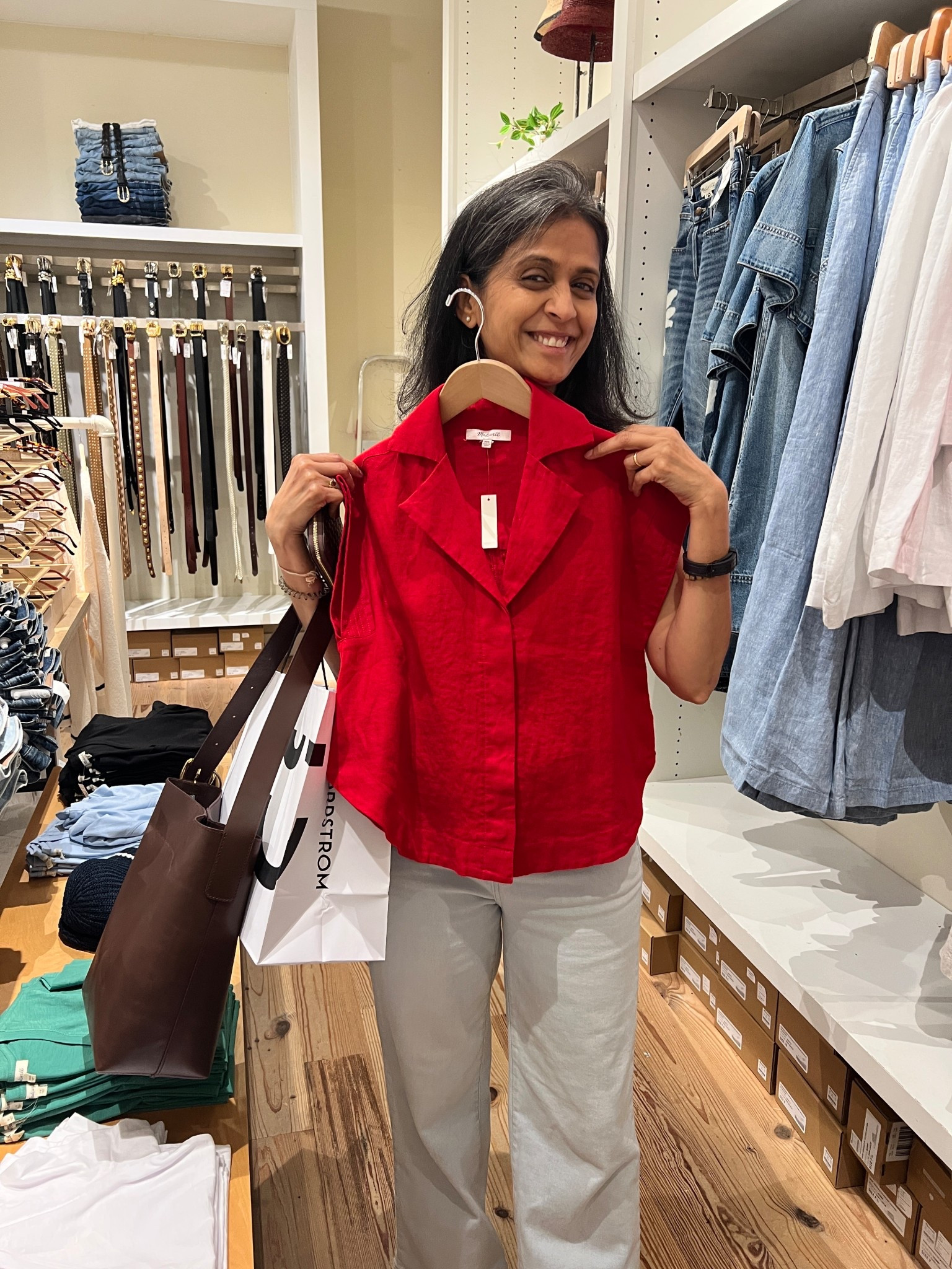 Siri keeps telling me the jewel tones are actually my best colors to wear. When I saw this beautiful shade of red I realize she may be right 

#madewell #red


#LTKStyleTip #LTKSeasonal #LTKSummerEdit