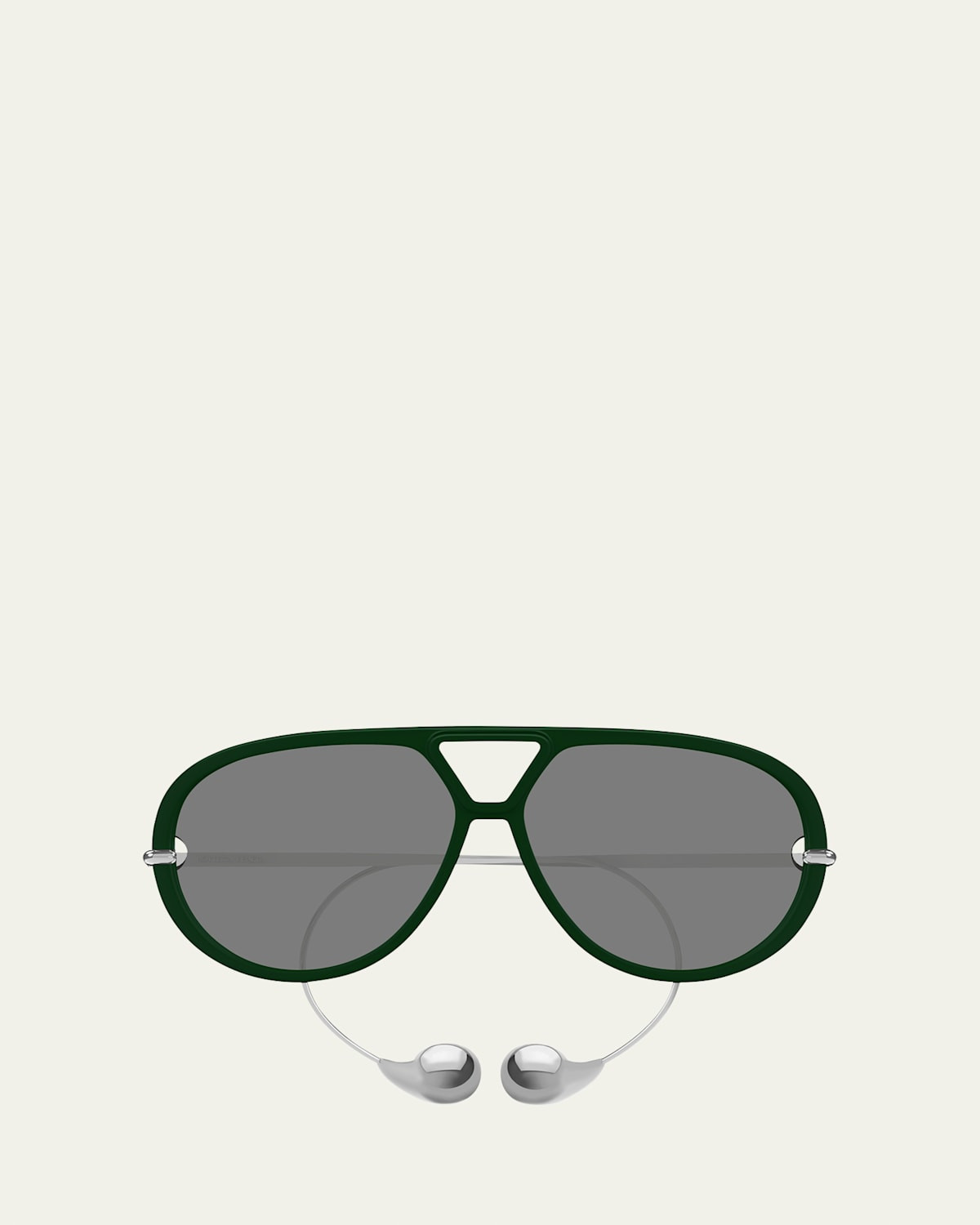 Geometric Acetate & Metal Alloy Aviator Sunglasses | Bergdorf Goodman