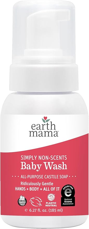 Earth Mama Simply Non-Scents Baby Wash Foaming Hand Soap, All-Purpose Fragrance Free Body Wash fo... | Amazon (US)