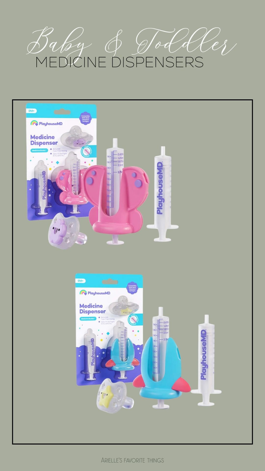 Here’s an influencer-style, SEO-friendly LTK blurb for these Playhouse MD baby & toddler medicine dispensers:

---

If you’ve got a little one who hates taking meds, these **Playhouse MD baby + toddler medicine dispensers** are a total game changer. The pacifier-style design gives accurate dosing without the mess, and the cute butterfly + rocket shapes keep babies distracted while you get the job done.

They’re 0m+, easy to clean, and come with a clear syringe so you can measure everything perfectly. Truly one of those must-have items I wish I had from day one!

Perfect for reflux babies who have to take medicine, teething remedies, vitamin drops—basically anything you need to give your little one without the struggle.


#LTKBaby