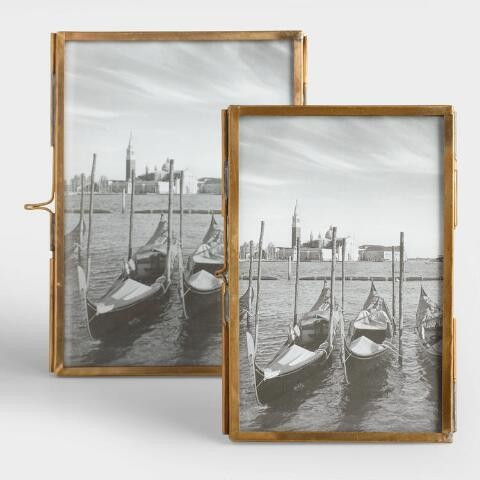 Brass Metal Prism Frame | World Market