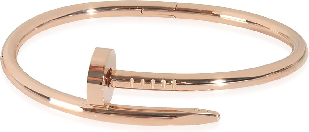 Amazon.com: Cartier, Pre-Loved Juste Un Clou Bracelet, Rose Gold, 15 cm : Clothing, Shoes & Jewel... | Amazon (US)