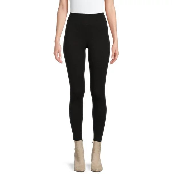 Time and Tru Women's Knit Leggings, 2-Pack - Walmart.com | Walmart (US)