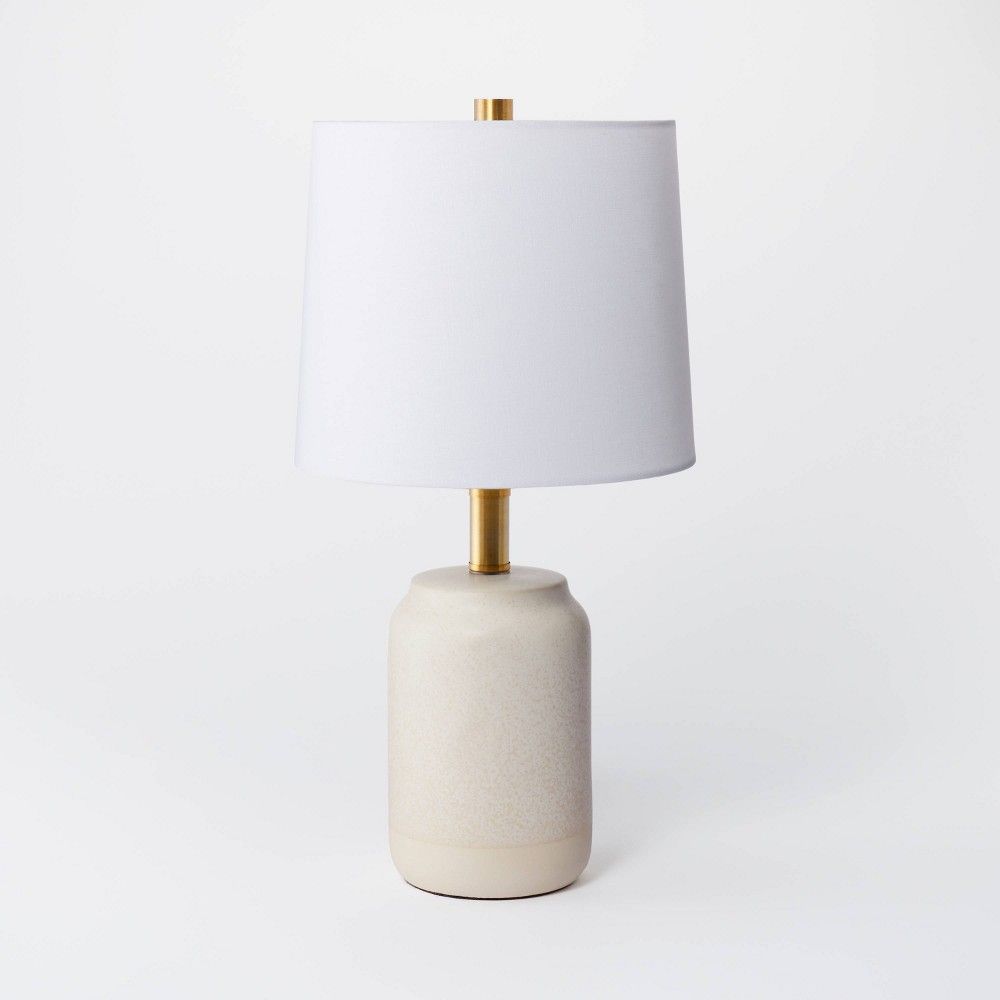 Small Assembled Table Lamp (Includes LED Light Bulb) Cream - Threshold designed with Studio McGee | Target