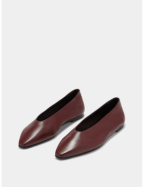 Aeyde Betty Nappa Leather Flat | David Jones | David Jones (Australia & New Zealand)