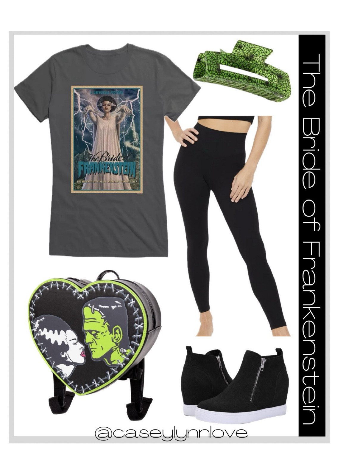 The Bride of Frankenstein.

Halloween outfit. Mini backpack. Booties. Leggings. Hair accessories. Halloween. Fall outfit. Graphic Tees. 

#LTKstyletip #LTKHalloween #LTKSeasonal