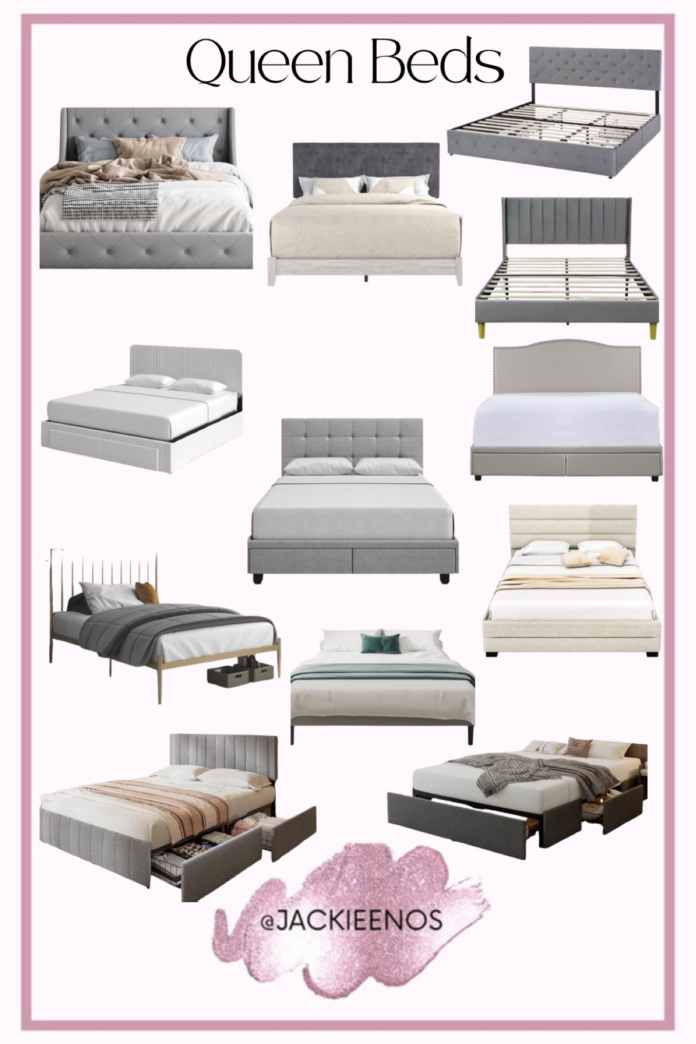 Queen beds on sale 

#LTKCyberWeek #LTKhome #LTKsalealert