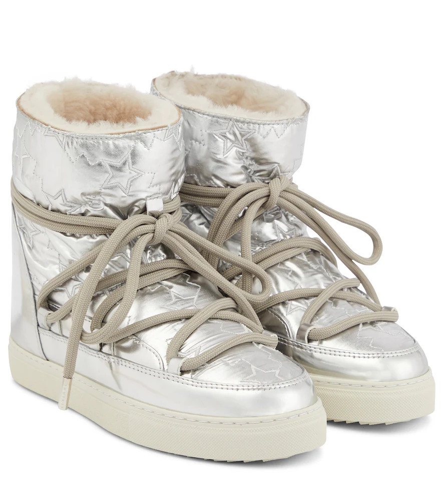 Inuikii Sneaker Star Wedge metallic snow boots | Mytheresa (US/CA)