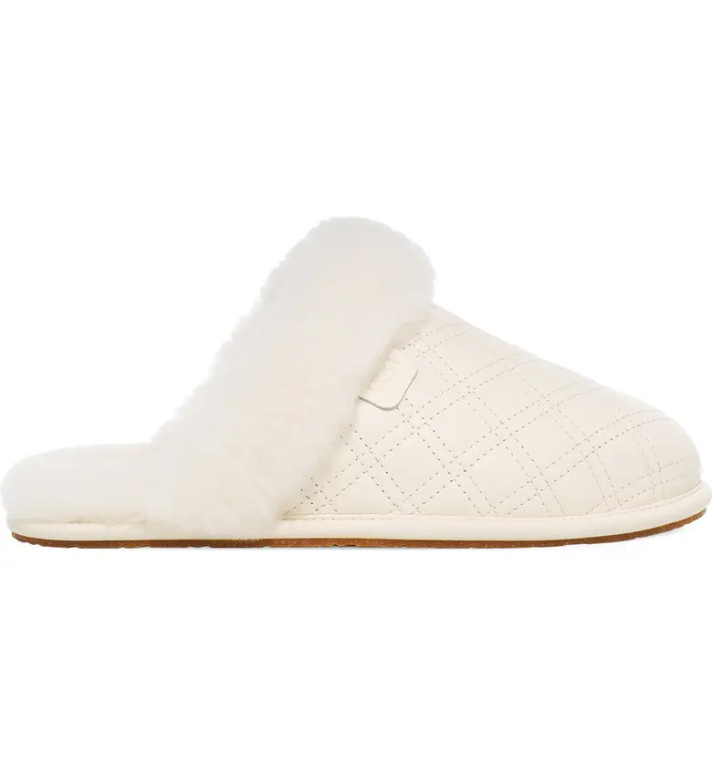 Scuffette II Quilted Genuine Shearling Slipper | Nordstrom