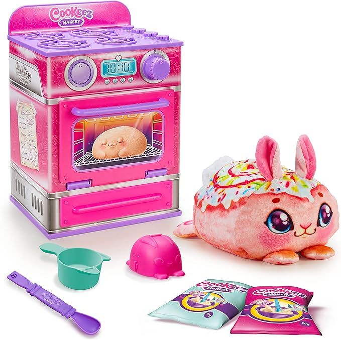 COOKEEZ MAKERY Cinnamon Treatz Oven. Mix & Make a Plush Best Friend! Place Your Dough in The Oven... | Amazon (US)