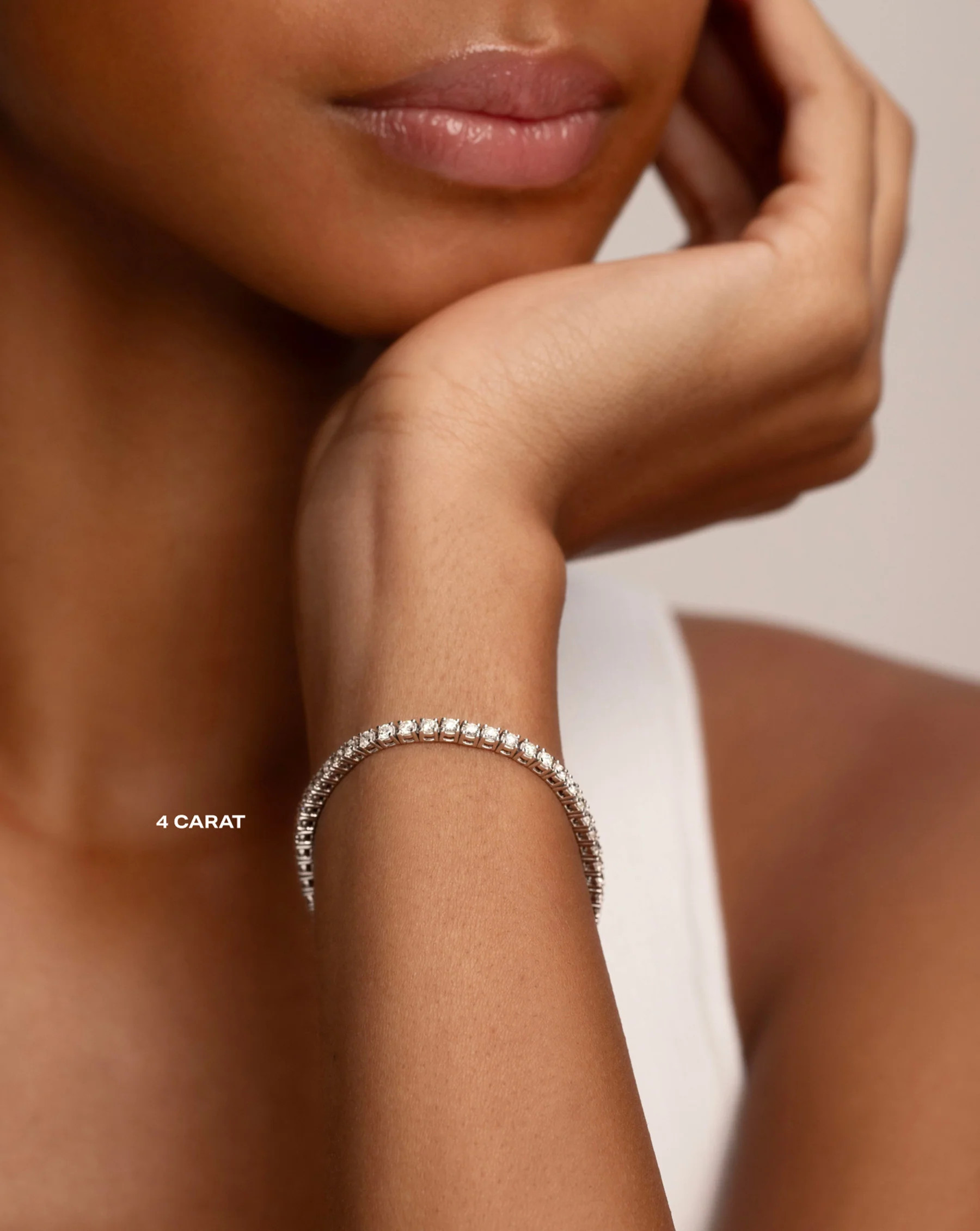 Classic Lab Diamond Tennis Bracelet | Ring Concierge