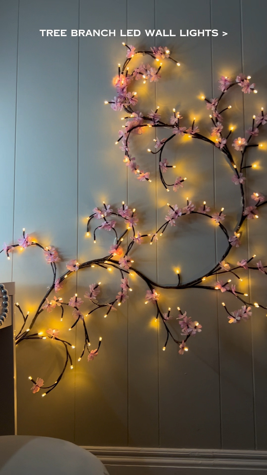 DIY branch led light . Spread it to your liking ! 

#LTKhome #LTKfindsunder100 #LTKVideo