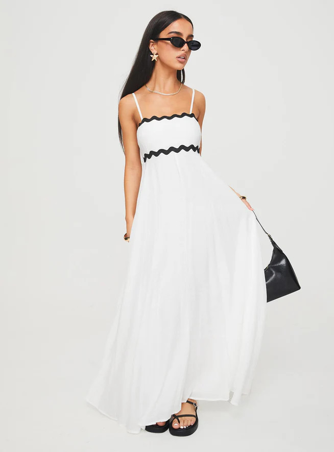 Croxetti Maxi Dress White | Princess Polly US