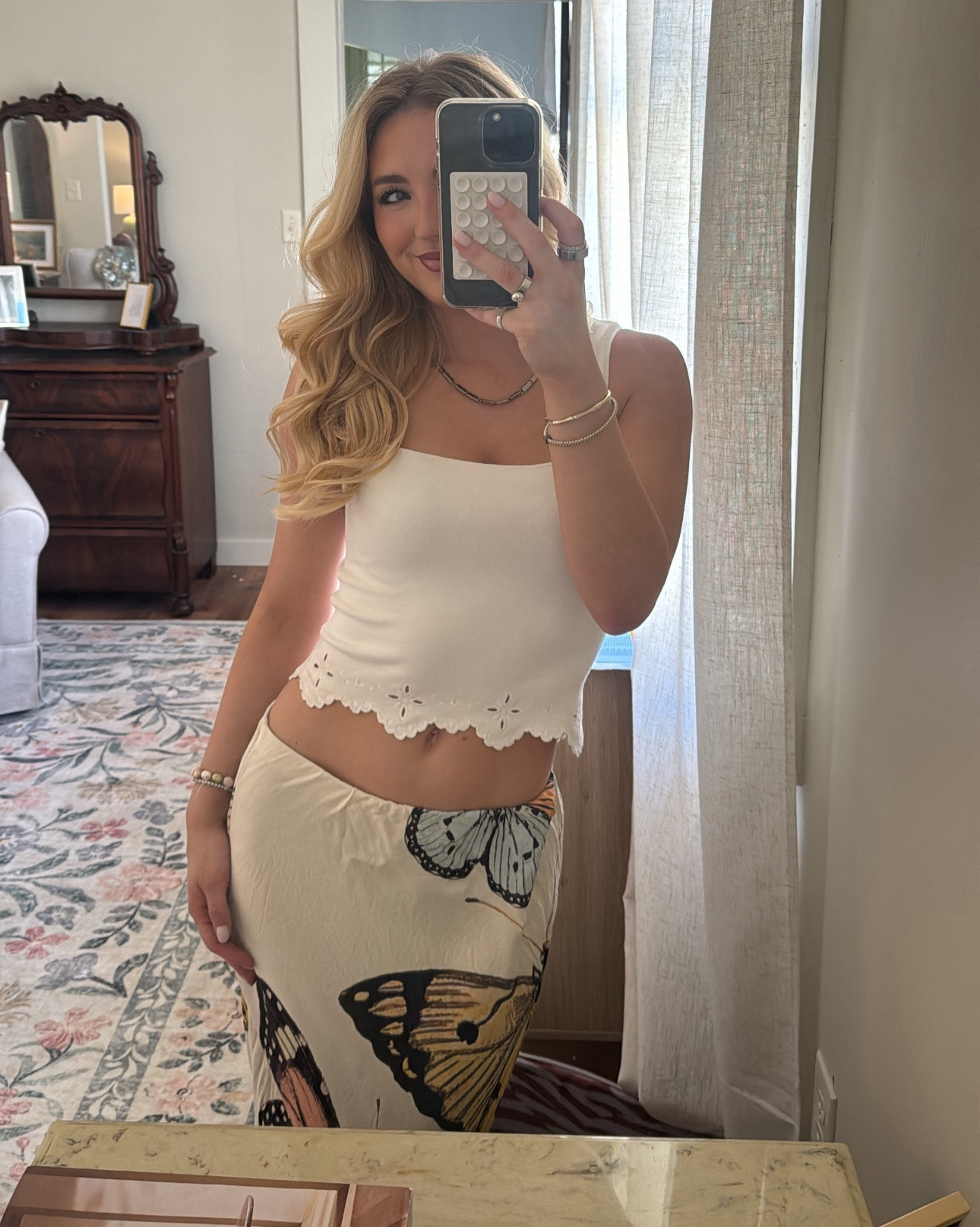 Casual Anthropology and Zara spring outfit for outdoor brunch, girls day, or festival! 

#LTKFindsUnder100 #LTKSeasonal #LTKSpringSale