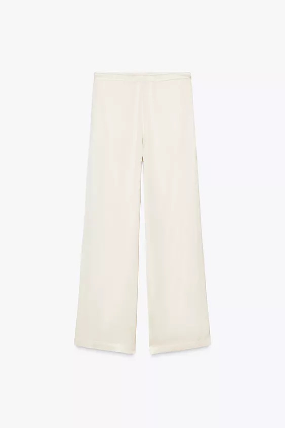 LIMITED EDITION SATIN EFFECT PANTS | Zara US