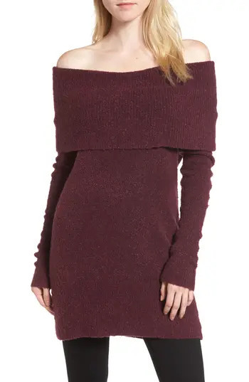 Women's Trouve Off The Shoulder Tunic | Nordstrom