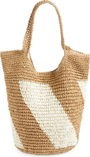 btb Los Angeles Demi Diagonal Straw Shoulder Bag | Nordstrom | Nordstrom