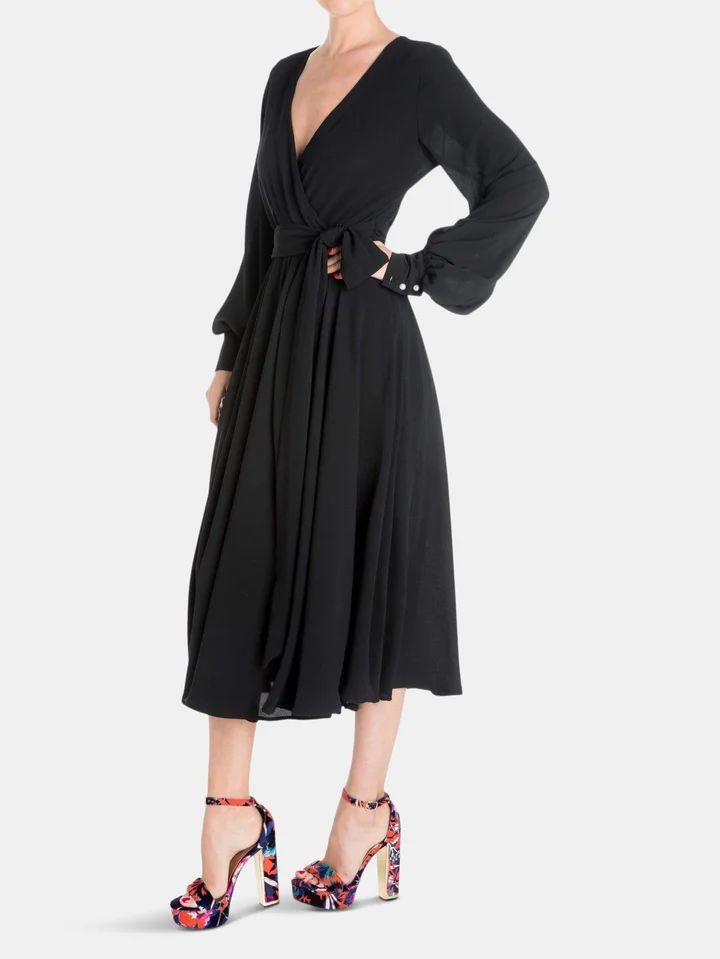 LilyPad Midi Dress - Black | Verishop