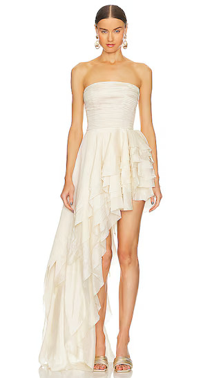 Tulum Gown in Cream | Revolve Clothing (Global)