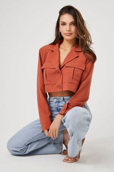 Cropped Pocket Blazer | Forever 21 (US)
