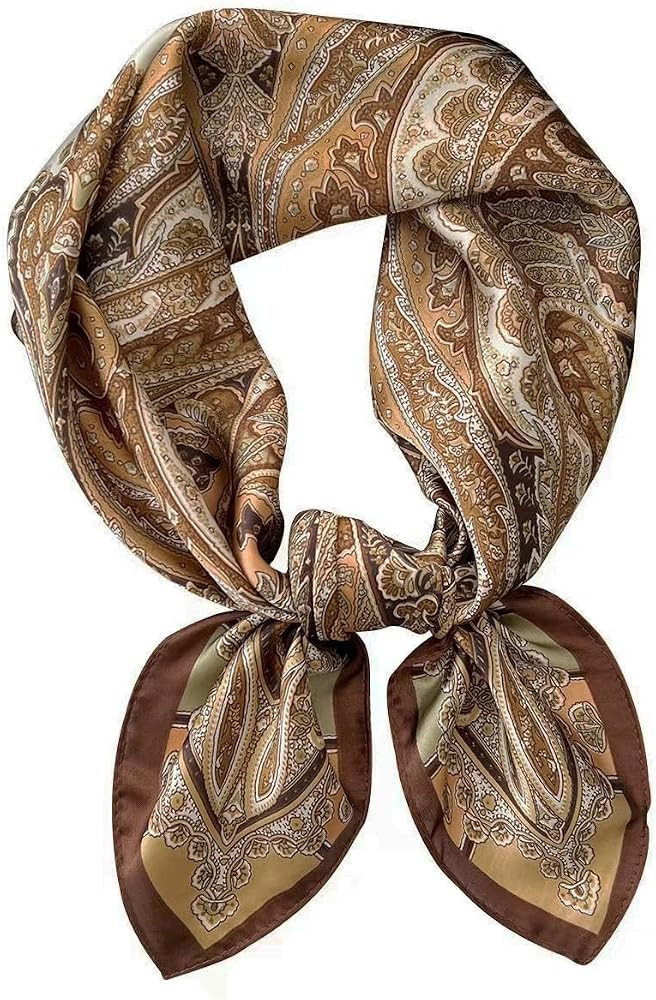 Hexchasty Head Hair Scarf Satin Silk Like Scarves for Women Purse Scarf | Amazon (US)