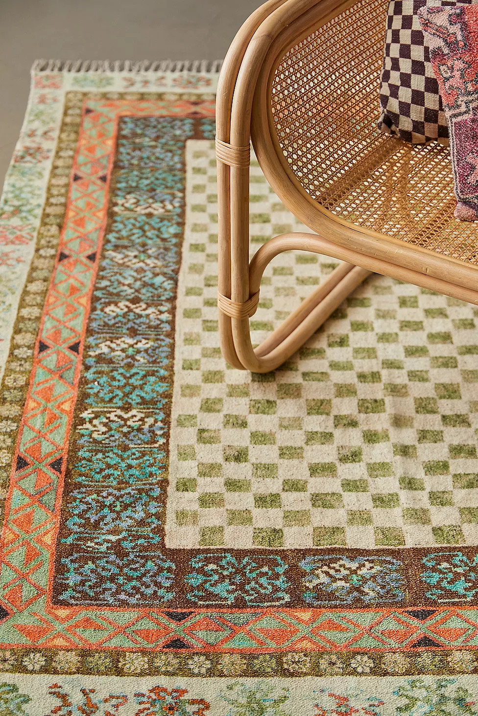 Devora Green 5x7 Rug | Urban Outfitters (EU)