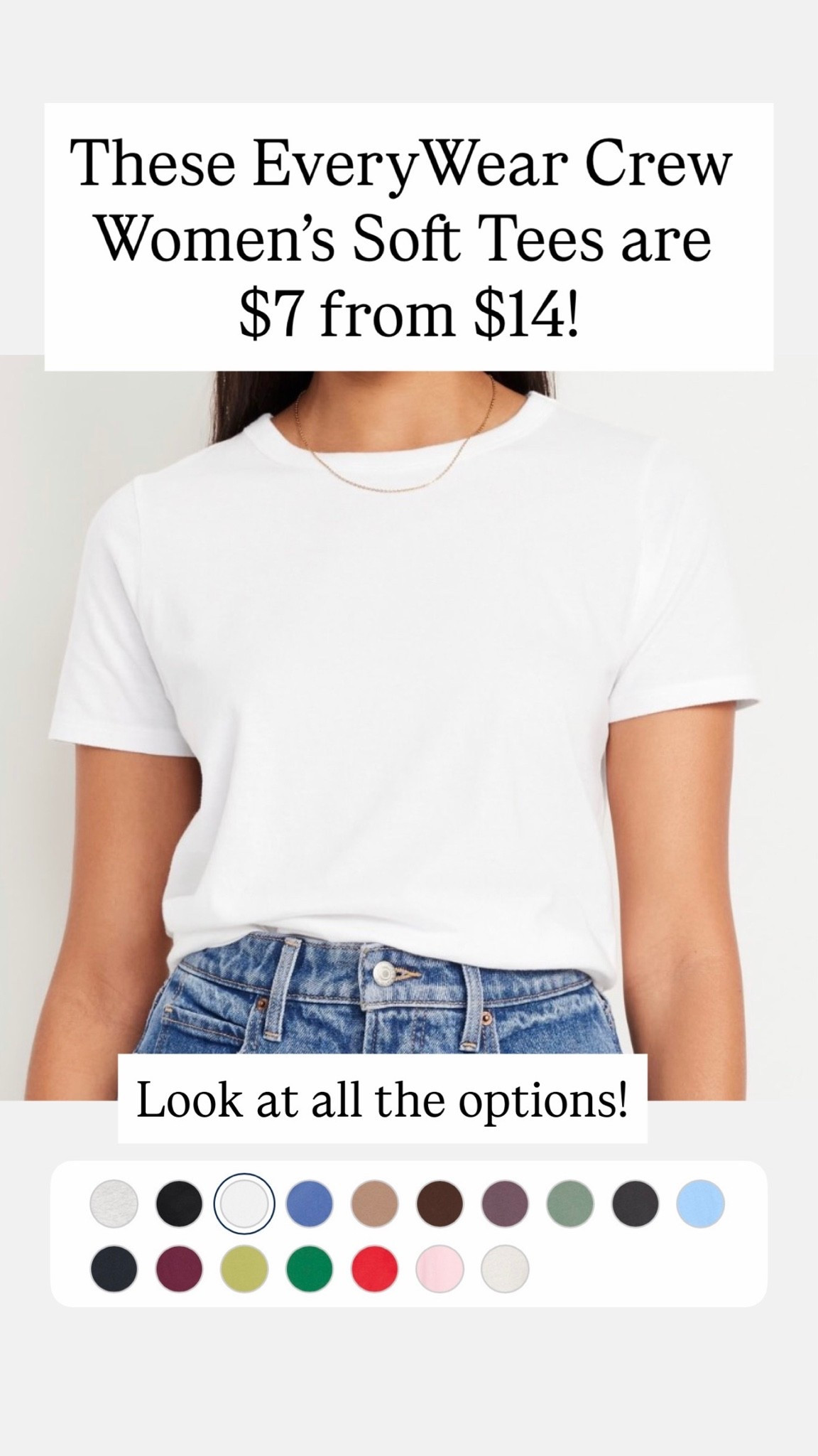 EveryWear tees are $7 from $14

#LTKootd