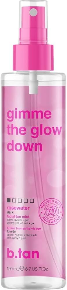 b.tan Clear Face Tan Mist | Gimme The Glow Down - Gradual Bronzing Self Tanning Water, Infused wi... | Amazon (US)