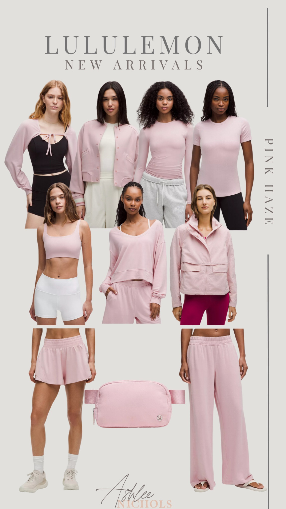 Lululemon new pink haze arrivals!


Athleisure, gym outfit, Pilates outfit, belt bag, spring jacket 

#LTKActive #LTKFitness #LTKStyleTip