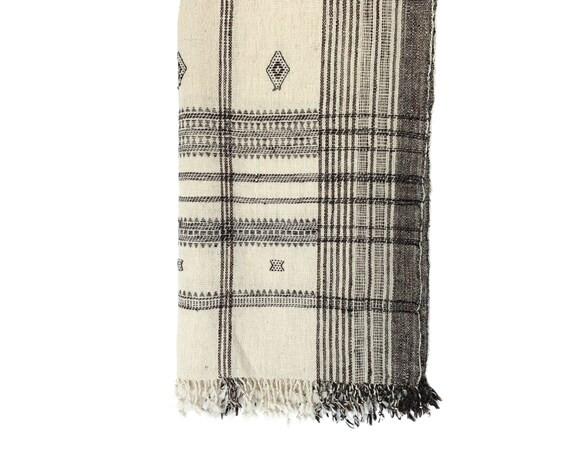 MEHER  Cream Indian Wool Throw Blanket  Indian Throw  | Etsy | Etsy (US)