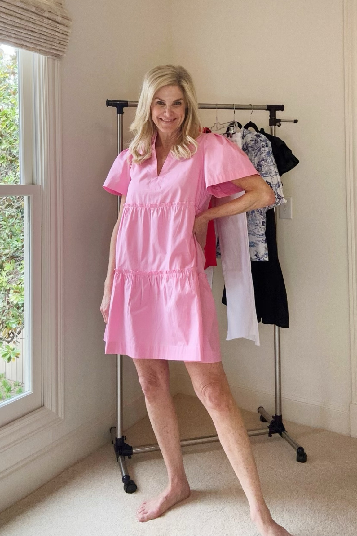 Love this dress for spring! Perfect for a baby shower, bridal shower or brunch  Size S. 

#LTKstyletip #LTKSeasonal #LTKunder100