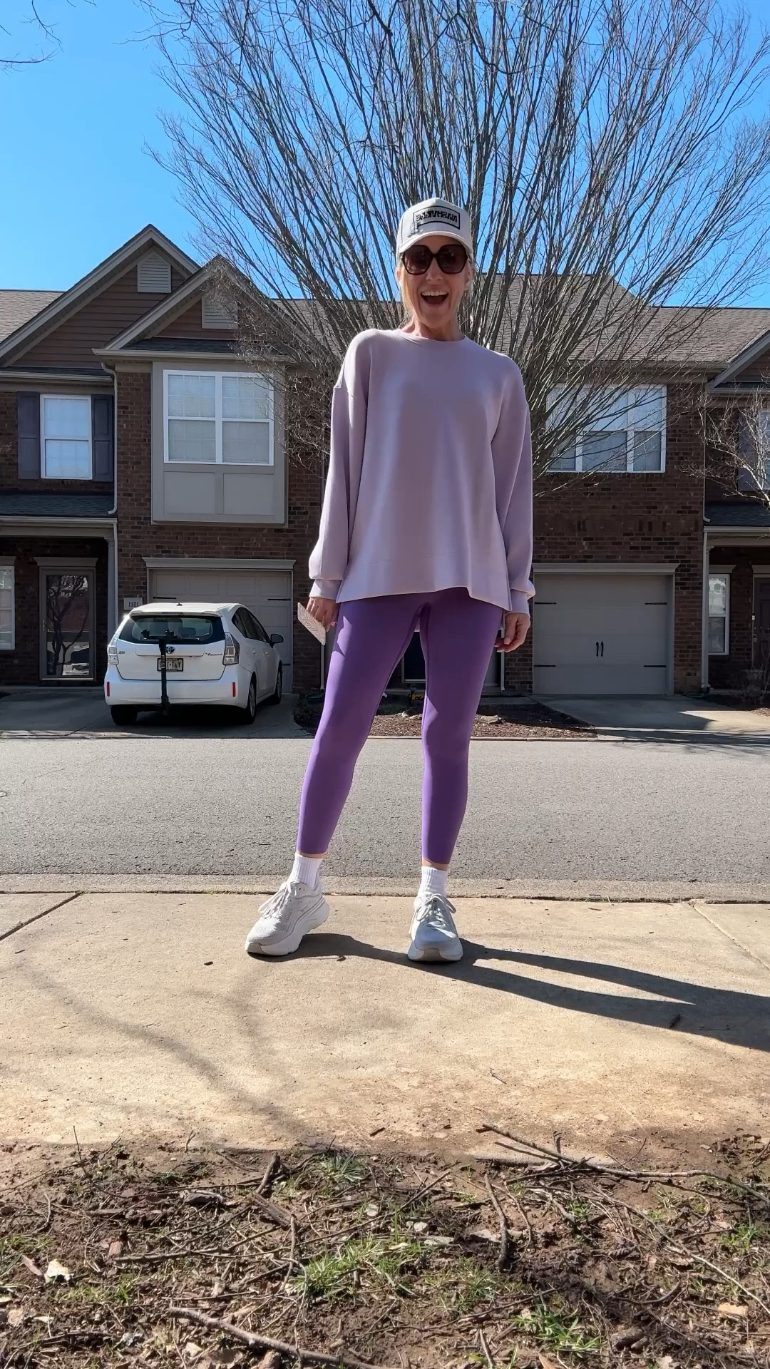 Walking into Saturday and loving all the purple from Spanx 

#LTKootd #LTKOver40 #LTKfitnessgoals
