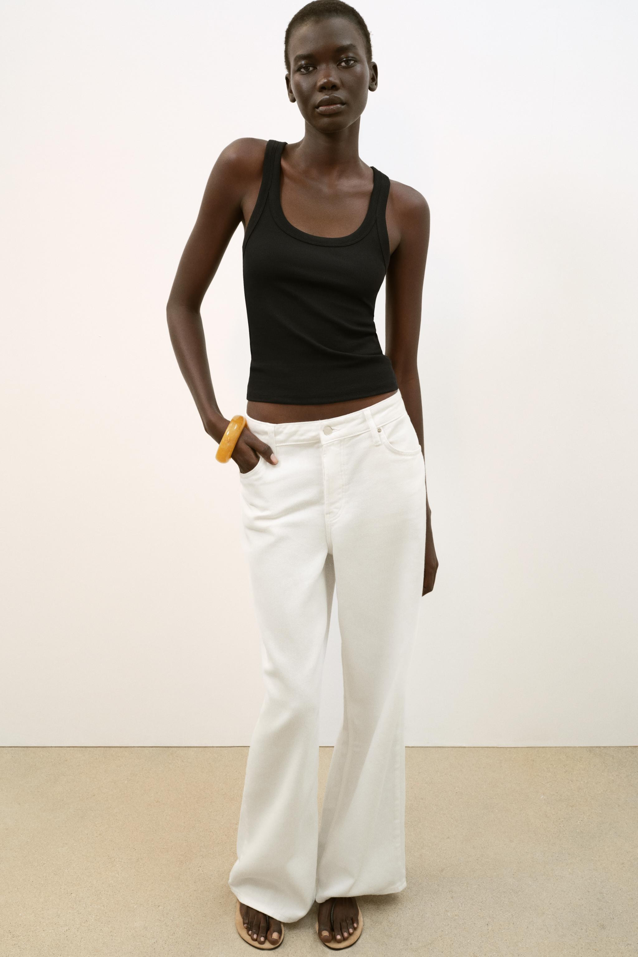 RIBBED SLEEVELESS TOP | Zara US