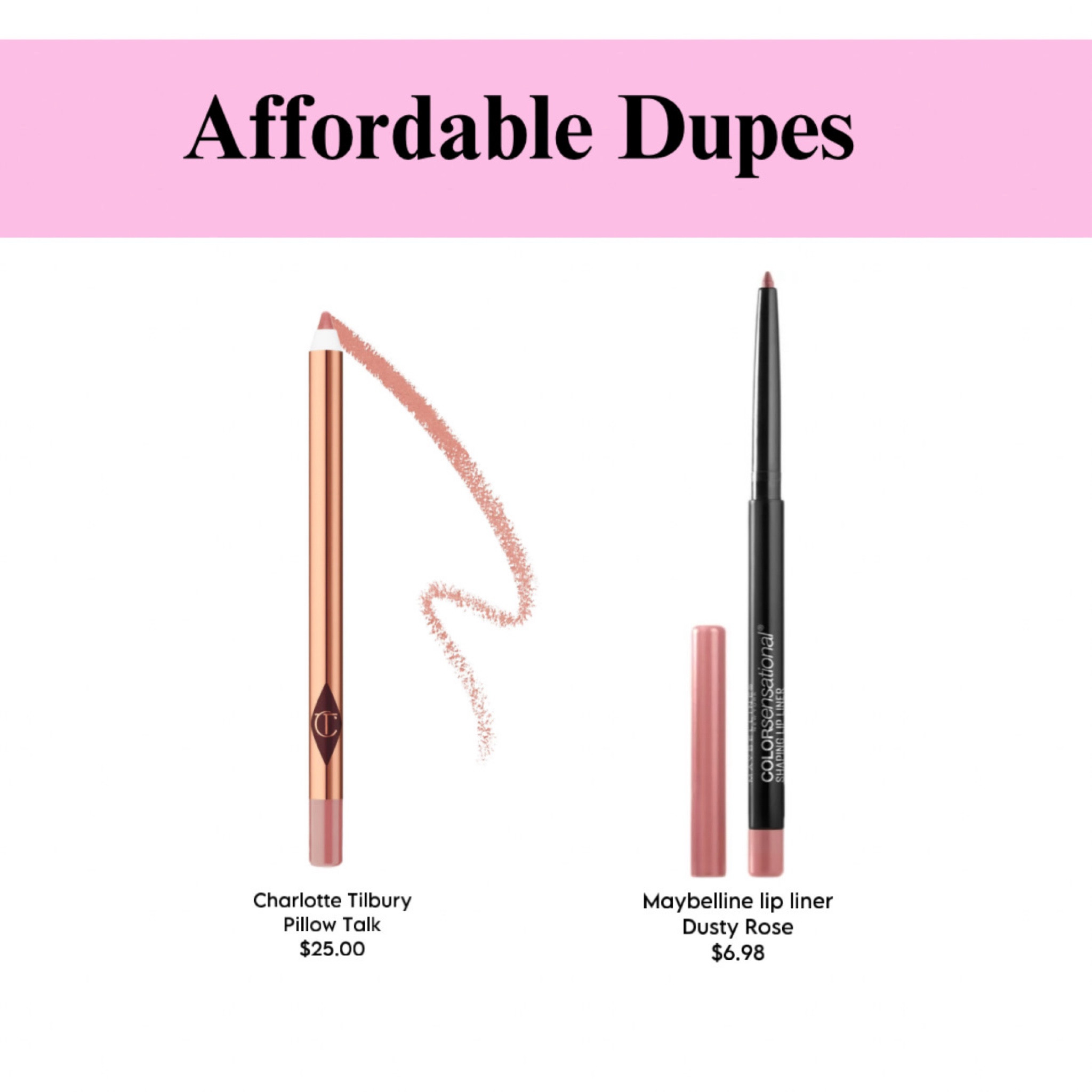Affordable Dupes 

#LTKxSephora #LTKbeauty #LTKfindsunder50