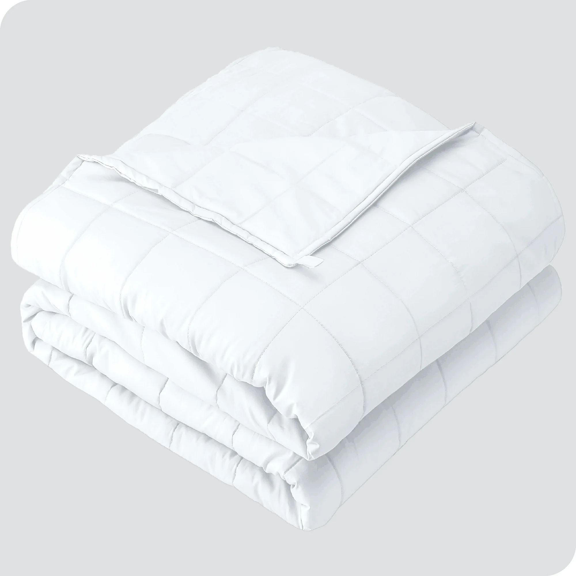 Bare Home 17 lbs Weighted Blanket for Adults, 60"x80", 210tc Twill Cotton, White | Walmart (US)