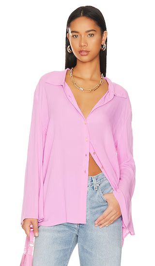Whitney Beach Shirt in Pink | Revolve Clothing (Global)