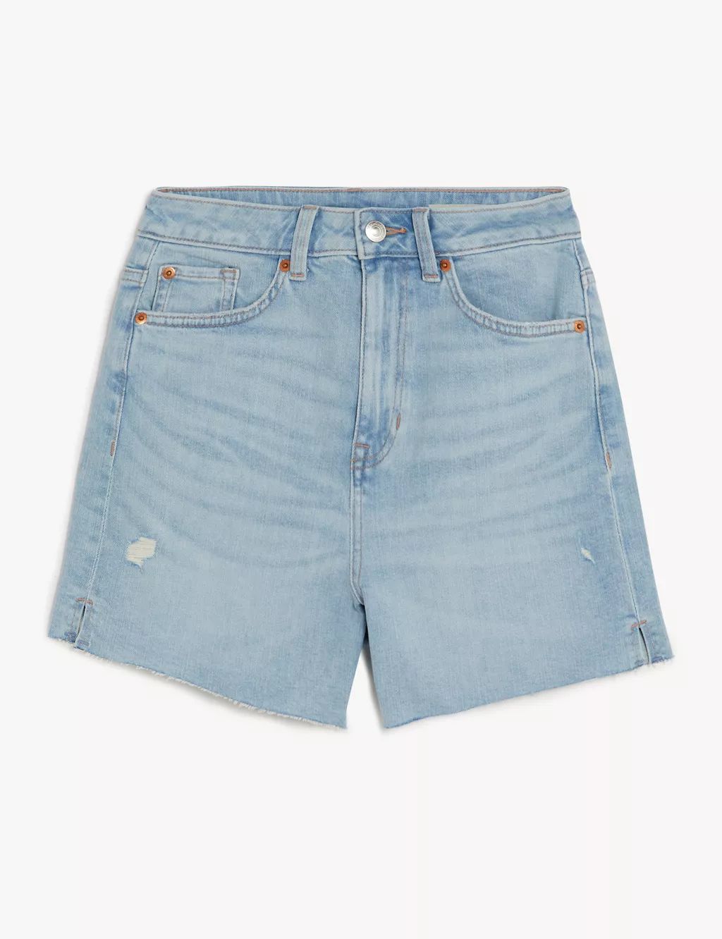 Denim Mom High Waisted Shorts | Marks and Spencer DACH