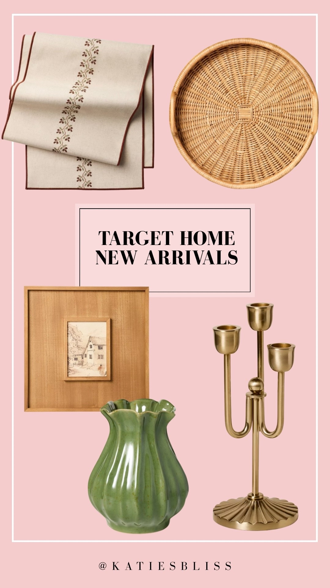 Target home new arrivals ❤️

Home. Decor. Fall. Autumn. Target. Table runner. Vase. Candle. Tray. Wicker. Frame.

#LTKSeasonal #LTKHome